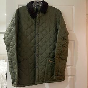 Barbour Men's Heritage Liddesdale Quilted Olive Jacket